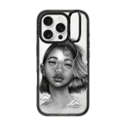 iPhone 16 Pro Impact Ring Stand Case MagSafe Compatible Pisces Babe