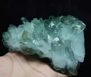 576g RARE ! New Find Natural Beatiful Green Quartz Crystal Cluster Specimen