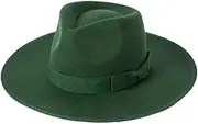 [Bollrllr] Ladies Wool Hat Warm Vintage Classic Jazz Hat