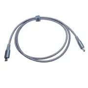 Rechageable Bicycle Light USB-C Charger Cable - Grey 0.9m - USB-C to Micro B