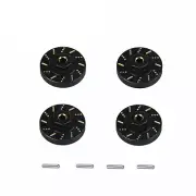 4Pack Heavy Duty Brass Wheel Hex Adapter for AXIAL SCX24 90081 1/24 RC Crawler
