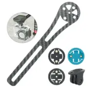 Carbon Fiber Bike Handlebar Extension Computer Mount Kit for Garmin Bryton Wahoo