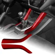 REAL HARD Carbon Fiber Gear Shift Console Side Cover For Subaru WRX STI 22-2023