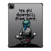 iPad Pro 12.9-inch (5th/6th gen) iPad Impact Case It's All Downhill From Here by Joe Iurato