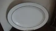 Kate Spade Library Lane Platinum 16 IN Oval Platter New