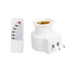 Light LED Remote Control Lights Wall Socket Bedroom Bedside Lamp Lamp Holder