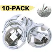 10X USB Charger Fast For Apple iPhone X XS XR 11 12 13 14 Pro Cable USB Lead Lot