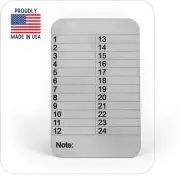 Cryptocurrency Steel Wallet, 24 seed phrase storage, Stainless Steel Crypto C...