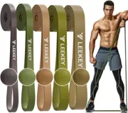 LEEKEY Resistance Band Set, Pull Up Assist Bands - Stretch Resistance Band - ...
