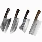 Hand Forged Kitchen Butcher Knife Chef Cleaver Bone Fish Vegetable Chopper Knife