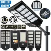 Solar Wall Lights Pathway Motion Sensor 1000W LED Bulbs Outdoor Lamps Waterproof