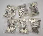 Lot of 6 Concealed Cabinet Door Hinges 165° Full Overlay Closing Clip CHRH04HA