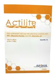 Actilite Manuka Honey Non-Adherent Dressing 10cm x 20cm x10 CR3852