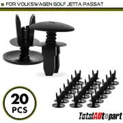 20Pcs Push Type Retainer Clip for Volkswagen 8mm x 8mm Screw-Type with Open End (for: Volkswagen)