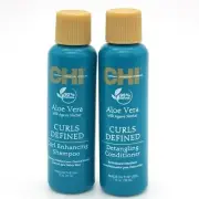 CHI Aloe Vera Shampoo & Conditioner 1 oz Duo - with Agave Nectar