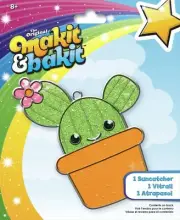Colorbok Makit & Bakit Suncatcher Kit-Cactus - 6 Pack