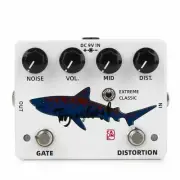 CALINE DCP-09 TIGERSHARK Metal Distortion + Noise Gate 2-in-1 Pedal!