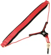 BG S29YBMSH Zen Leather Saxophone Neck Strap - Red