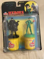 Batman And The Riddler Play Doh