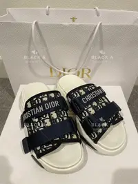 在飛比找Yahoo!奇摩拍賣優惠-【BLACK A】DIOR D-wander 深藍色Obli