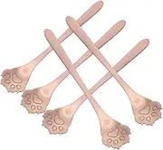 LIFKOME 5pcs Coffee Spoons Stainless Steel Teaspoons Espresso Spoon Small Stainless Steel Silverware for Stirring Dessert Cake Pudding Ice Cream