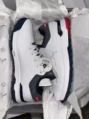 2022 Puma ProAdapt Alphacat Golf Shoes White Navy Blue Size US 10