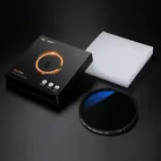 K&F Concept Variable ND Filter, ND2-ND400 Filter 62mm Ultra Slim Multi coated