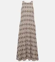 [Max Mara] Max Mara Miki printed maxi dress UK 18 multicoloured