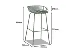 BYRD Set of 2 Bar Stools