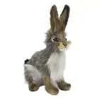 Black Tailed Rabbit Hansa Realistic Soft Animal Plush Toy 23cm **FREE DELIVERY**