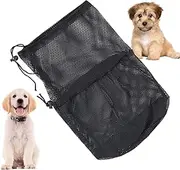 Dog Field Guard - Field Net Guard Face Cover for Dogs - Breathable Mesh Head Protector Lightweight Pet Muzzle for Grass Thorns Camping