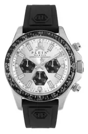 Philipp Plein Mens Stainless Steel 43mm Strap Fashion Watch