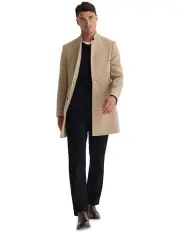 [Oxford] Austin Wool Coat in Sand