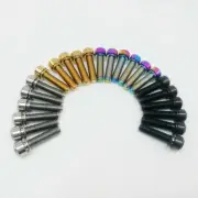 6PCS M5x20mm Titanium Ti Stem Bolt with Gasket For Bike Stem Screws Fixed Bolts