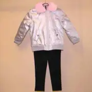Buffalo David Bitton 3 Pc Set Jacket, Top & Leggings. Little Girls variation