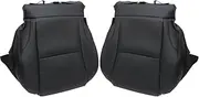 NLQR Driver and Replacement Bottom Seat Covers Replacement Microfiber Leather Black Compatible with Lexus IS250 IS350 2006 2007 2008 2009 2010 2011 2012 2013