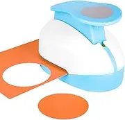 Circle Paper Punch, 2" Large Round Shape Craft Puncher - Scrapbooking Punches, DIY for Art Projects (Circle)