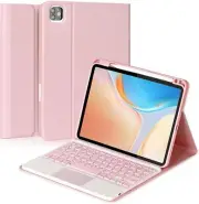 Keyboard Case for iPad Pro 11" M4 2024, Detachable M4, Pink
