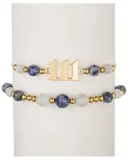Eye Candy LA Gemstone Bracelet Set