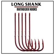 LONGSHANK BAITHOLDER HOOKS (RED)