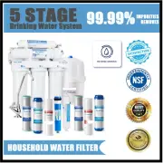 5 Stage Under Sink Reverse Osmosis RO System Drinking Water Filter System NSF