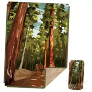 Outdoor Camping Blanket with Sherpa Lining, Extra Warm Thick Camp Blankets and