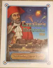 Natchitoches Christmas Festival Poster 1980 Signed And Numbered 1st Annual