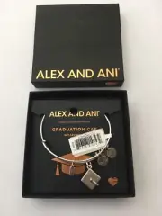 Alex and Ani Graduation Cap 2018 Bangle Bracelet Rafaelian Silver