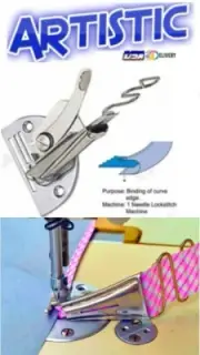 BINDER 3/4" RIGHT-ANGLE SINGLE-FOLD RAW-EDGE Cut Bias S64 Single Needle