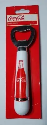 COCA - COLA Bottle Opener New White & Red