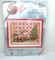 Something Special Angel on Rocking Horse Counted Cross Stitch, 1988