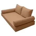 |COVER ONLY| Style1 Queen Piped Trim Daybed Mattress Bolster Pillow Covers AD104