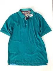 Robert Graham Westan Classic Fit Polo Top Green ( M )