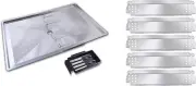 Grease Tray (27" to 30") and Heat Plate Set (5 Pack) for Nexgrill, Home Depot
